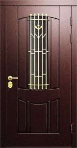 Дверь с кованными элементами DZ528
