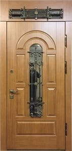 Дверь с кованными элементами DZ483