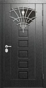 Дверь с кованными элементами DZ526