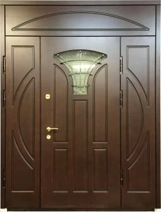 Дверь с кованными элементами DZ484